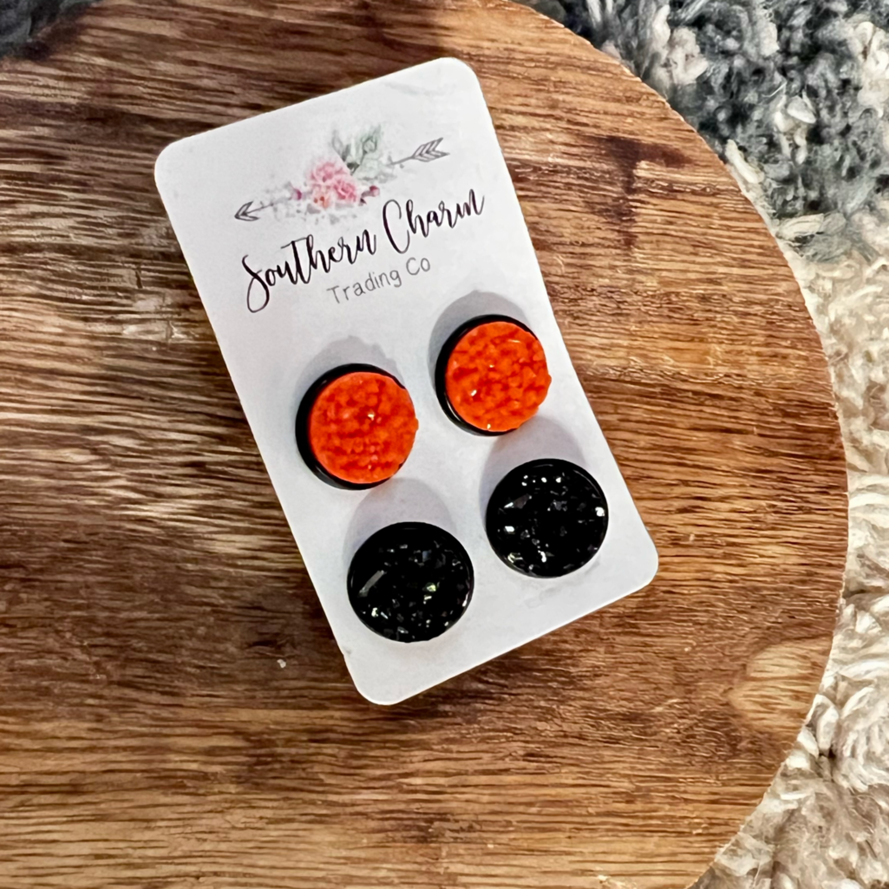 Druzy Stud Earrings